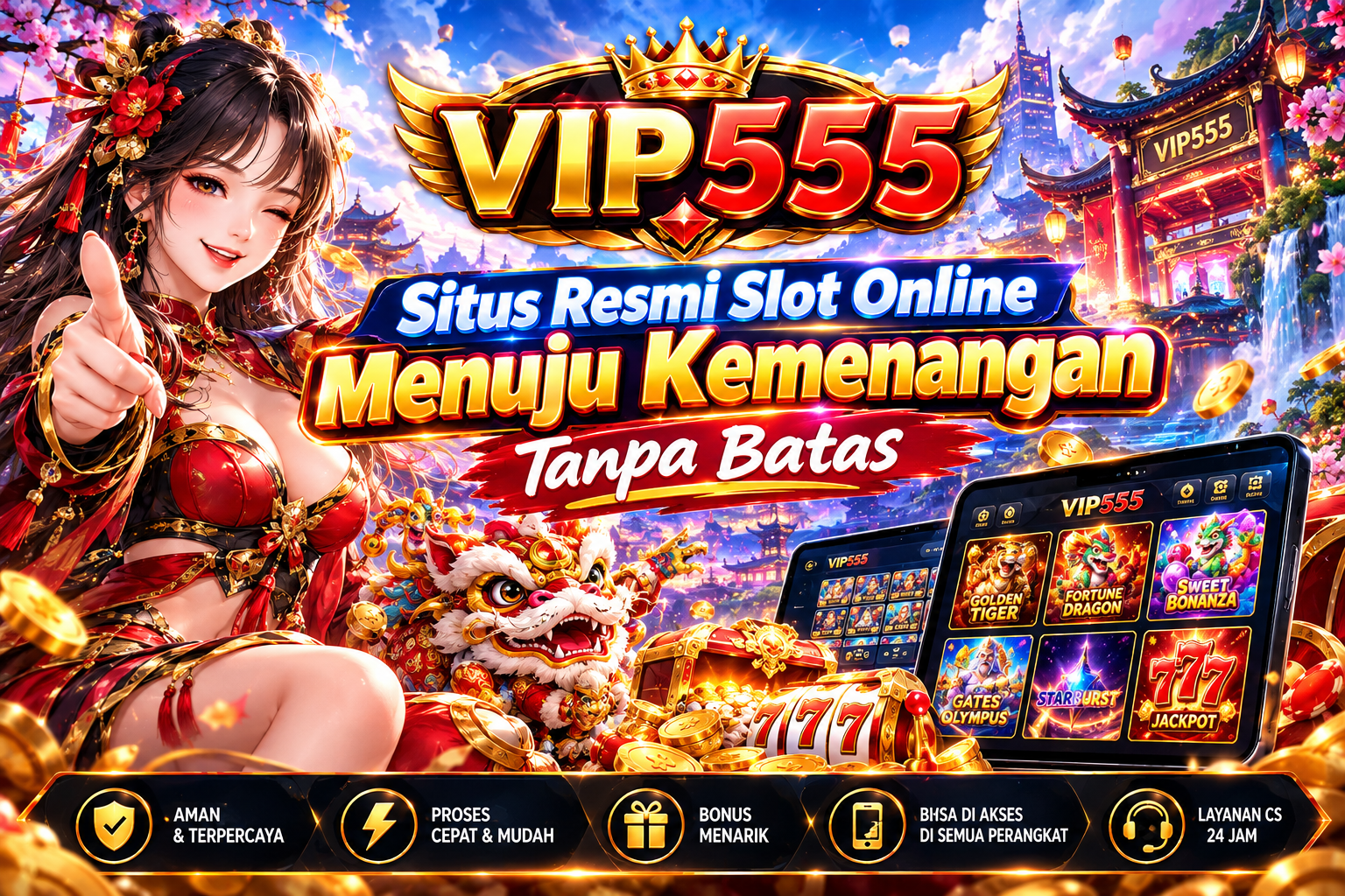 VIP555 | Situs Resmi Slot Online Menuju Kemenangan Tanpa Batas